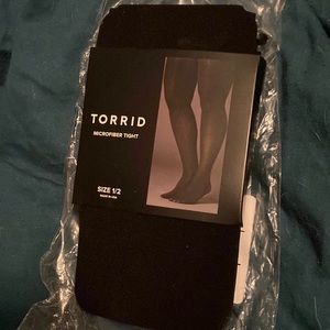 NWT torrid black tights size 1/2